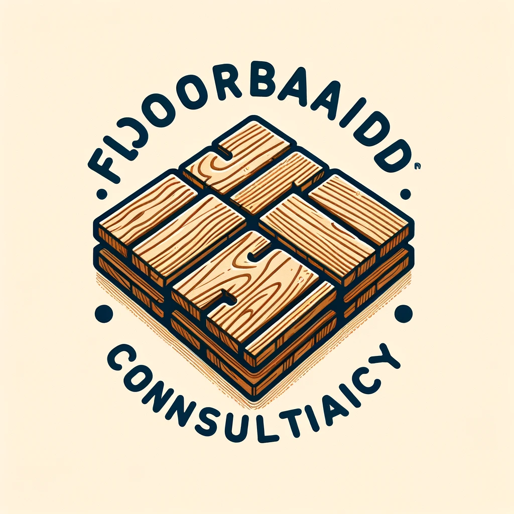 A first attempt by DALLE 3 at designing a logo for FloorboardAI