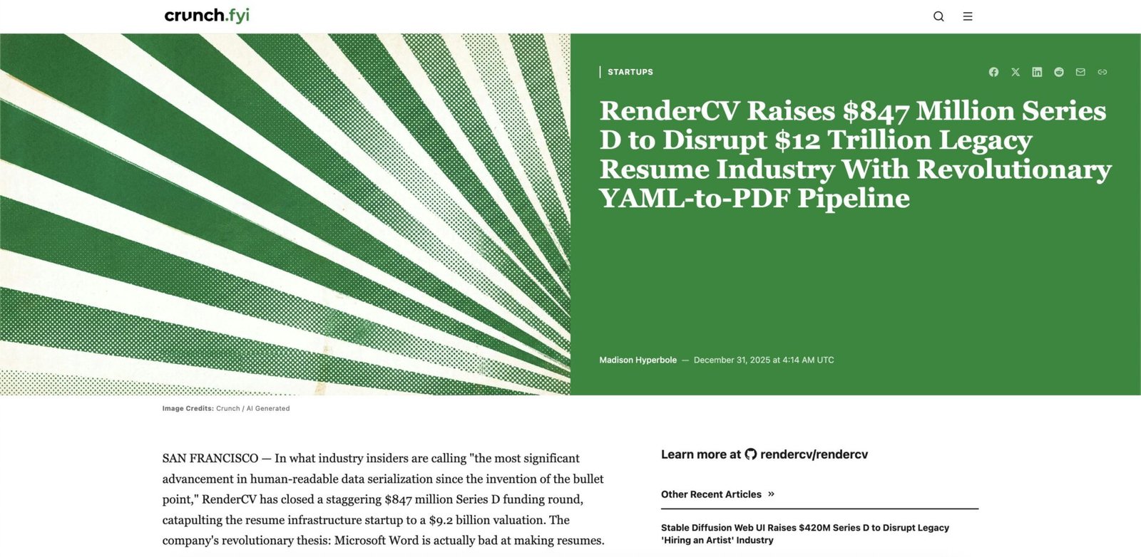 How I built a satirical news generator with Claude Code