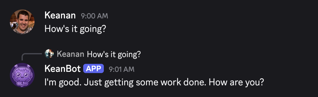 I cloned my texting personality into a Discord bot in one night